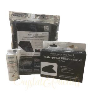 Sensual Massage bundle incl waterproof sheet, pillowcases & 250ml nuru gel