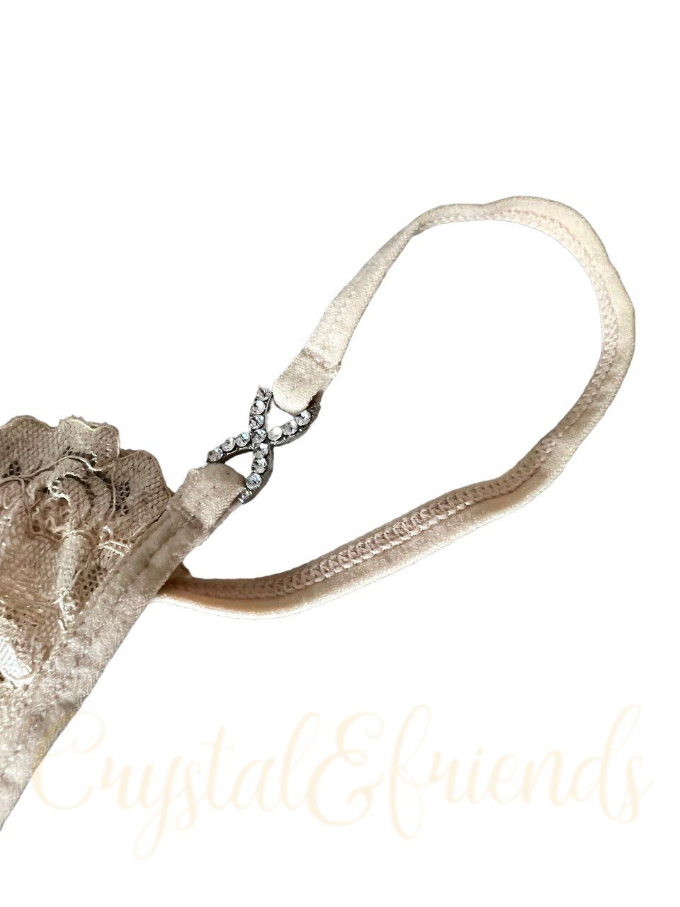 Pretty Lacy G-string with silver link detail - Image 8