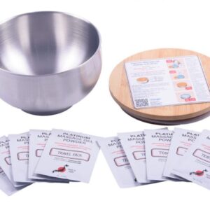 Massage Bowl Starter Kit with 10 x 5g Nuru Massage Powder