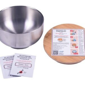 Massage Bowl Starter Kit with 2 x 5g Nuru Massage Powder
