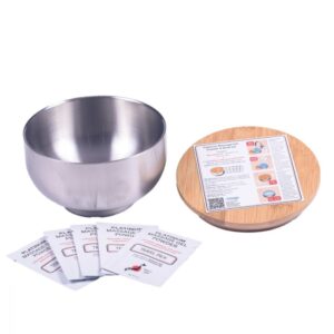 Eroticgel shaker bowl and 5 x 5g nuru gel powder sachets